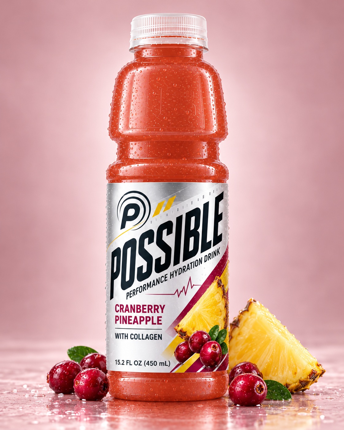 POSSIBLE Cranberry Pineapple bottle concept